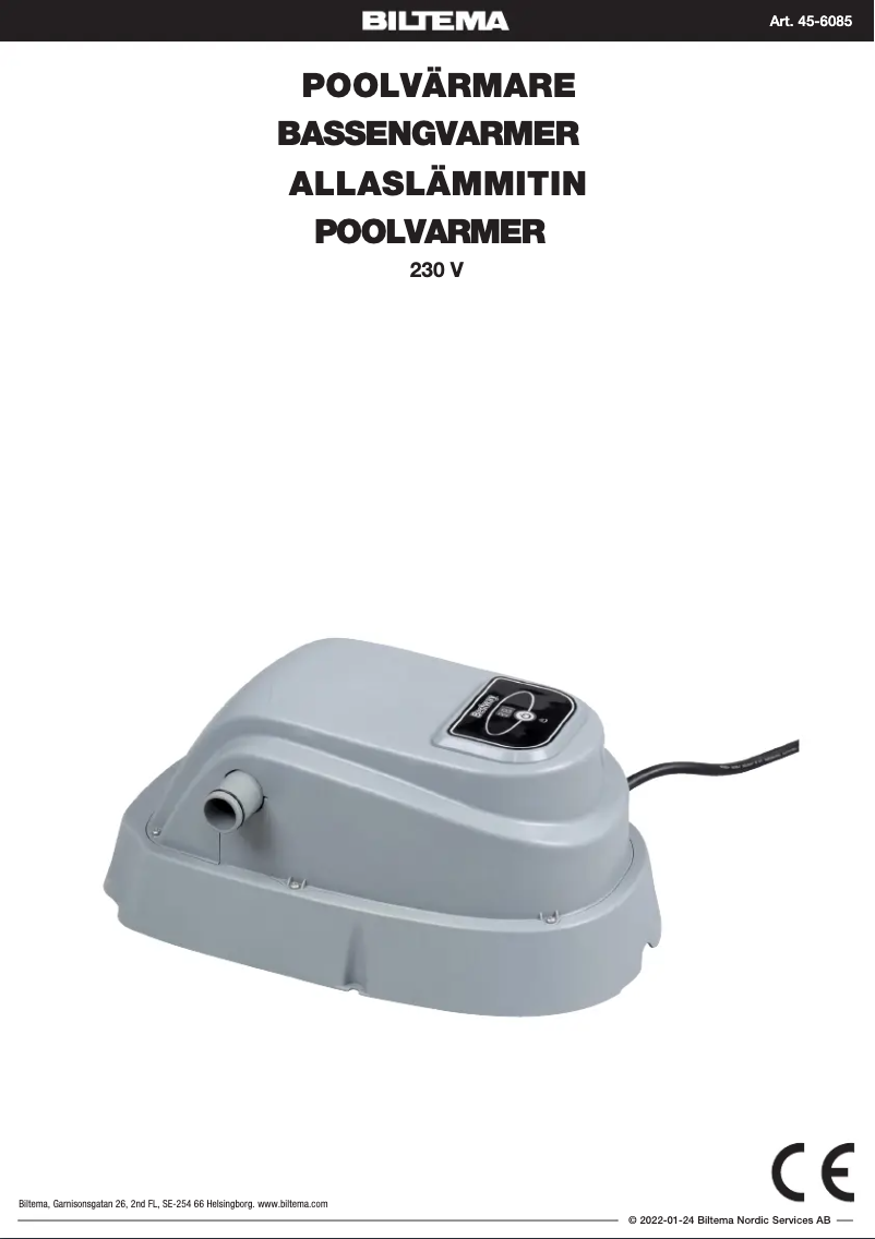 Page n°1 - Manuel utilisateur Biltema 45-6085