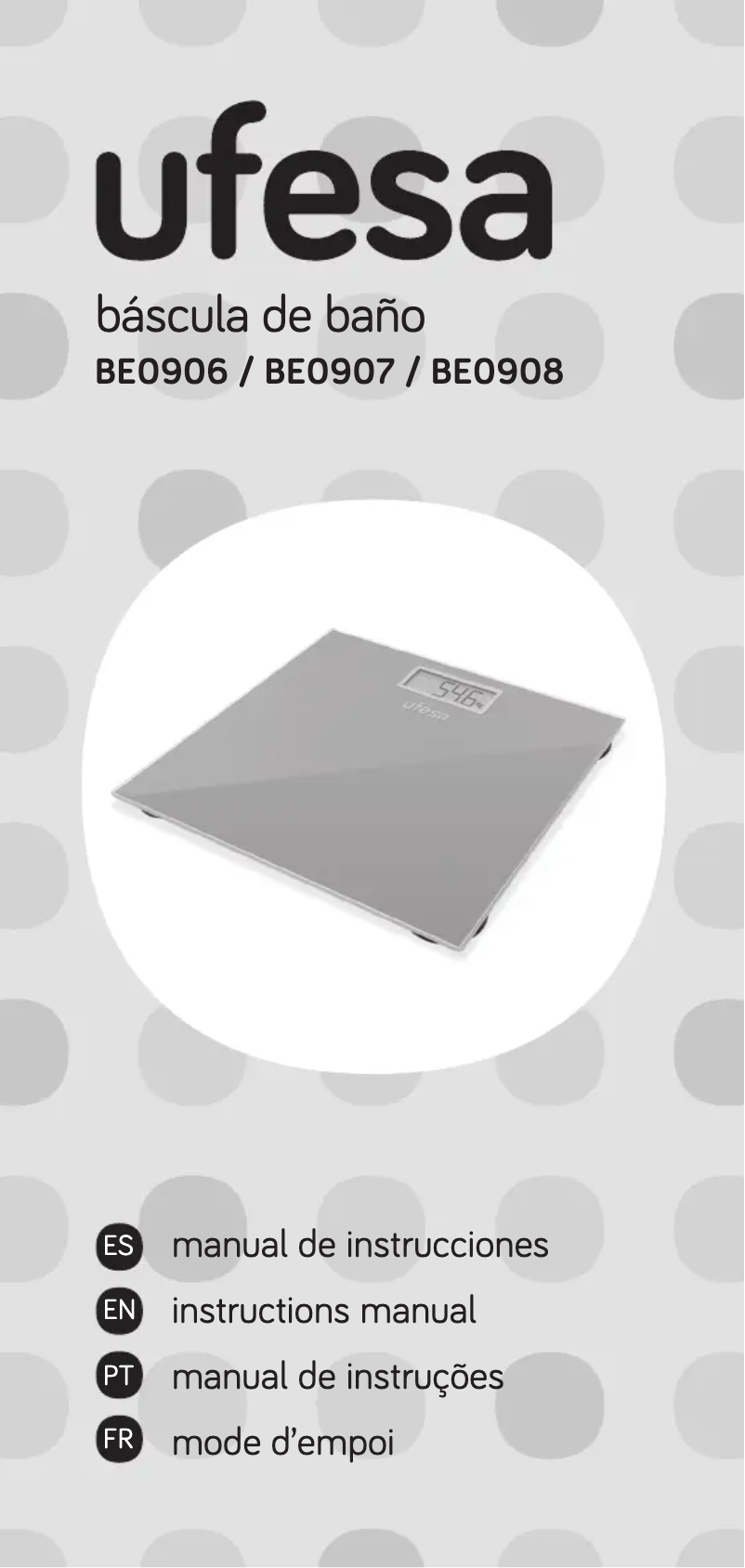 Image de la première page du manuel de l'appareil BE0907