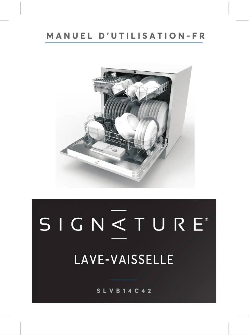 Page n°1 - Manuel utilisateur Signature SLVB14C42