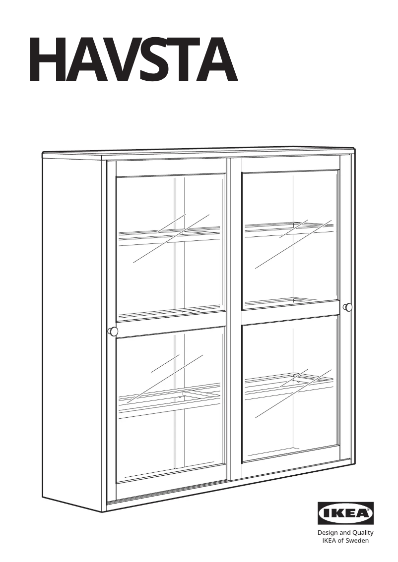 Página 1 del manual Manual de usuario Ikea HAVSTA 505.292.54