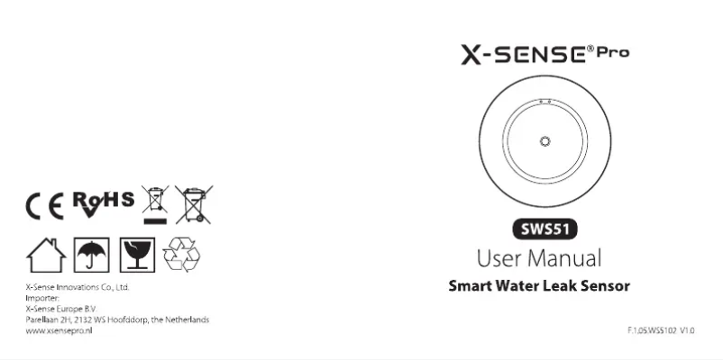 Página 1 del manual Manual de usuario X-Sense SWS51