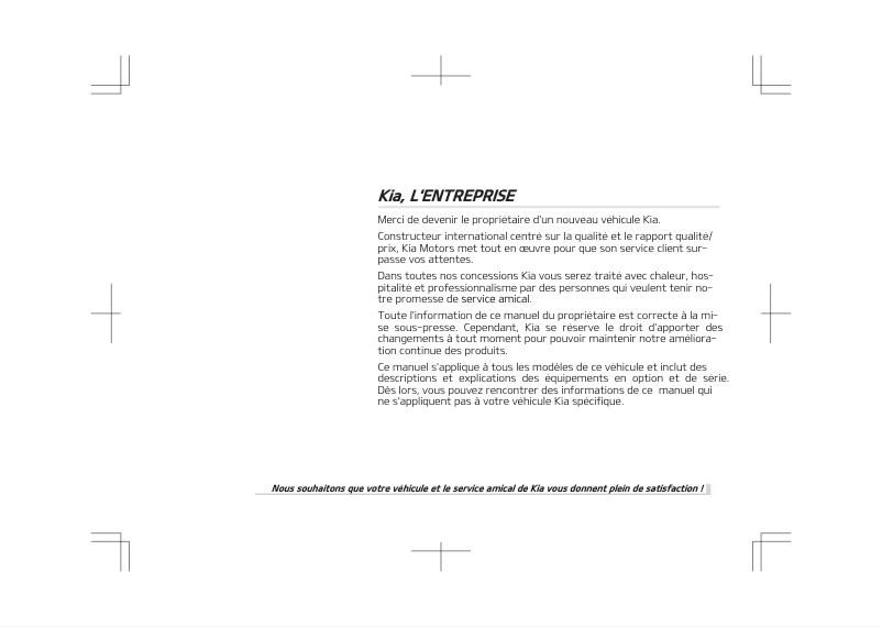 Page 1 de la notice Manuel utilisateur Kia Soul (2017)