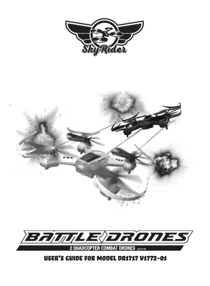 Page 1 de la notice Manuel utilisateur SkyRider Battle Drone