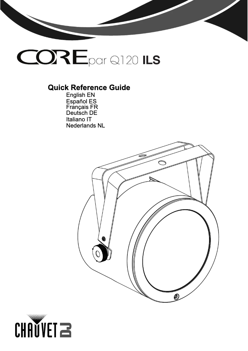 Page n°1 - Manuel utilisateur Chauvet COREpar Q120 ILS