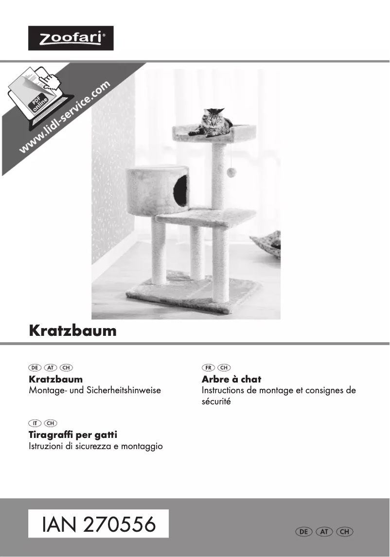 Página 1 del manual Manual de usuario Zoofari IAN 270556