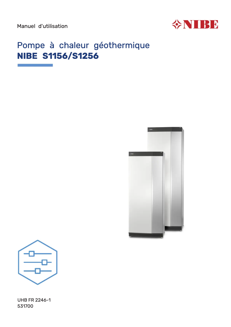 Page n°1 - Manuel utilisateur Nibe S1256-13