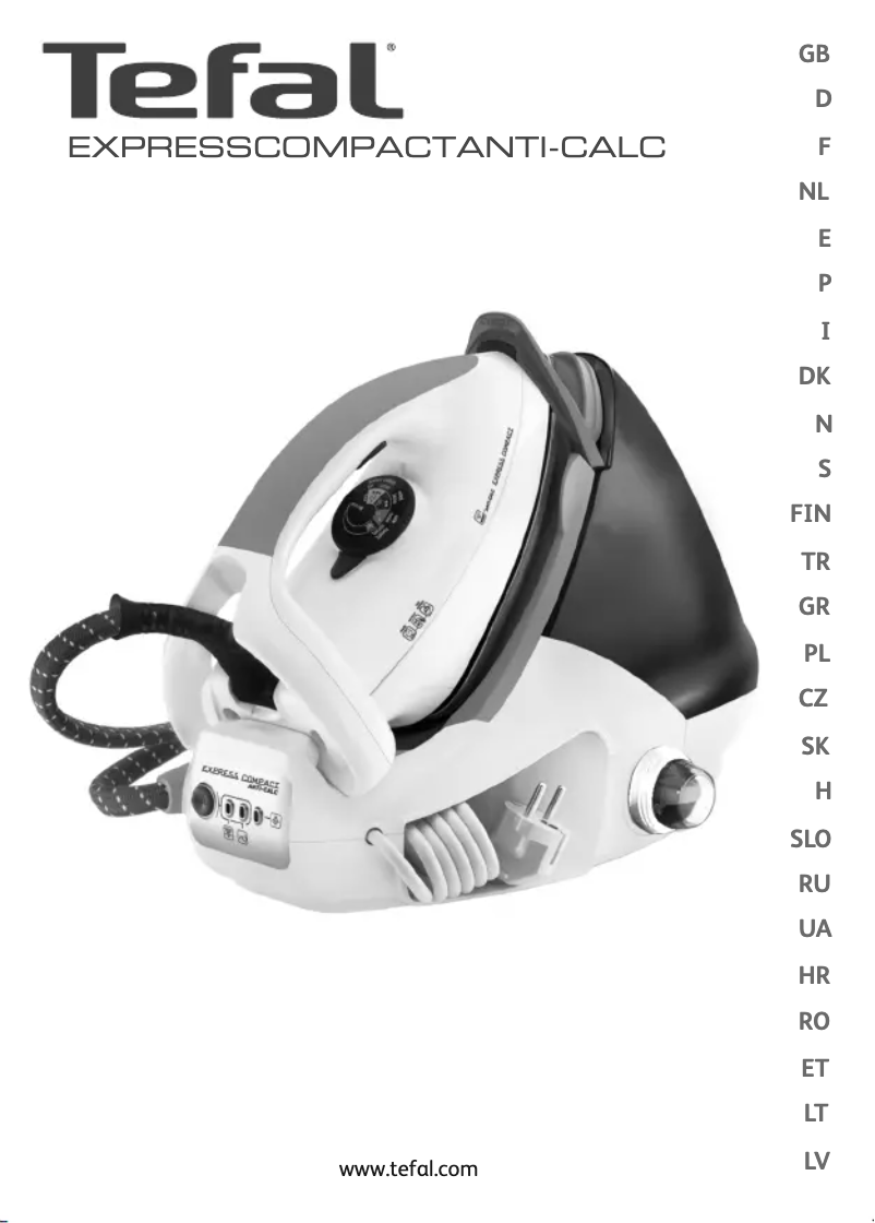 Image de la première page du manuel de l'appareil Express Compact Anti-Calc GV7095
