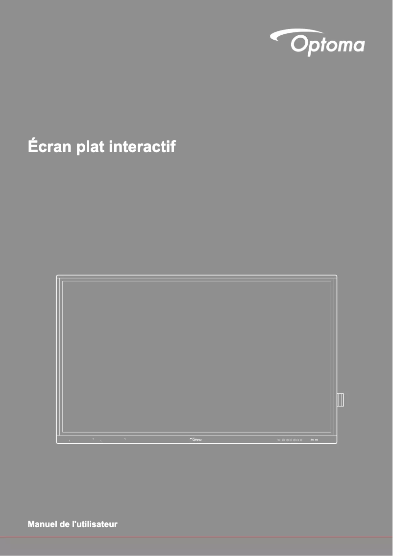 Page n°1 - Manuel utilisateur Optoma 5651RK