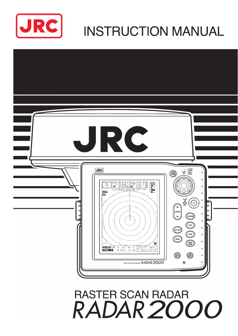 Page 1 de la notice Manuel utilisateur JRC Radar 2000