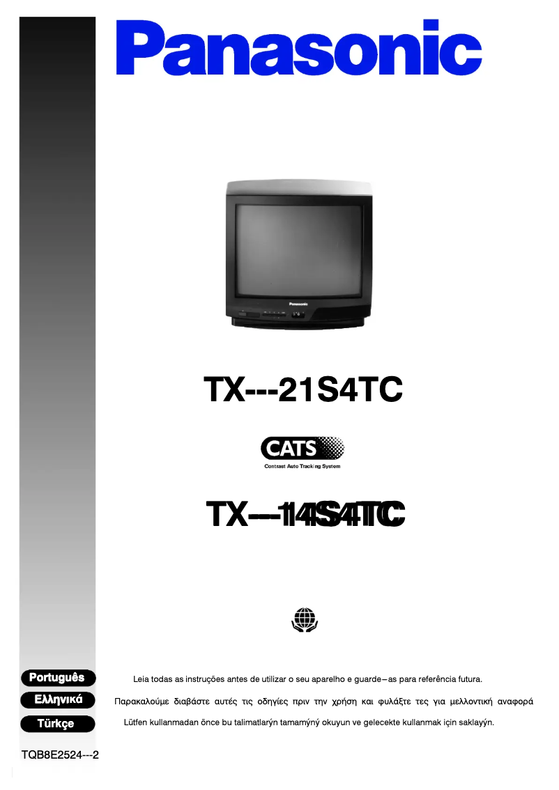 Page 1 of the manual User Manual Panasonic TX-21S4TC
