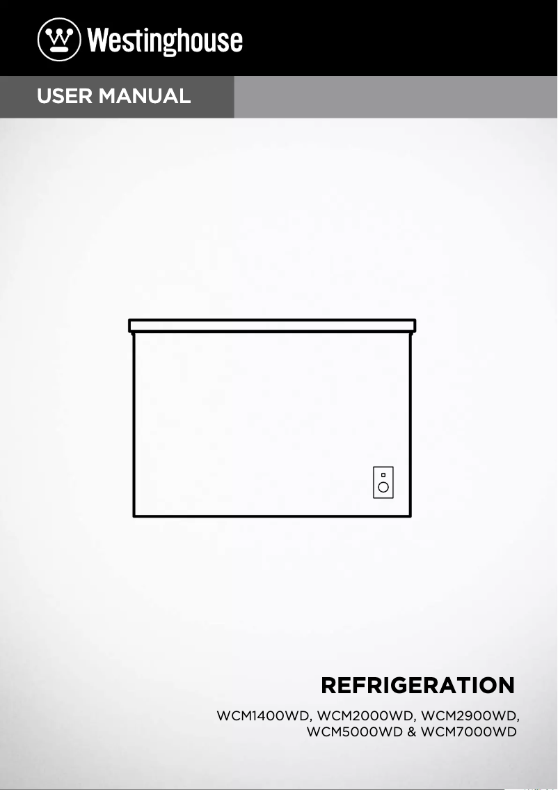 Page 1 de la notice Manuel utilisateur Westinghouse WCM2000WD