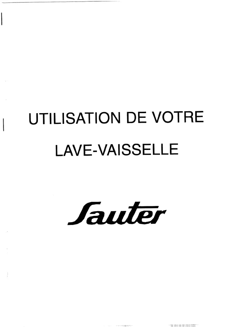 Page 1 de la notice Manuel utilisateur Sauter VIP2F