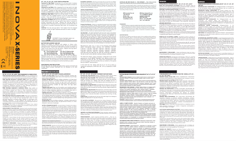 Image de la première page du manuel de l'appareil XSB-14-R7