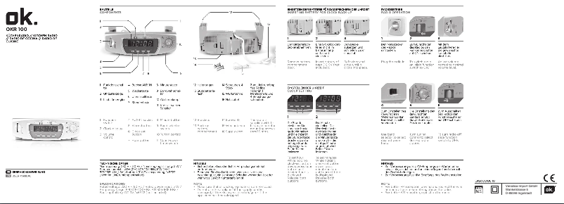 Page 1 of the manual User Manual Mora R 100