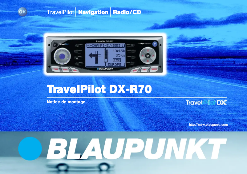 Page n°1 - Manuel utilisateur Blaupunkt TravelPilot DX-R70