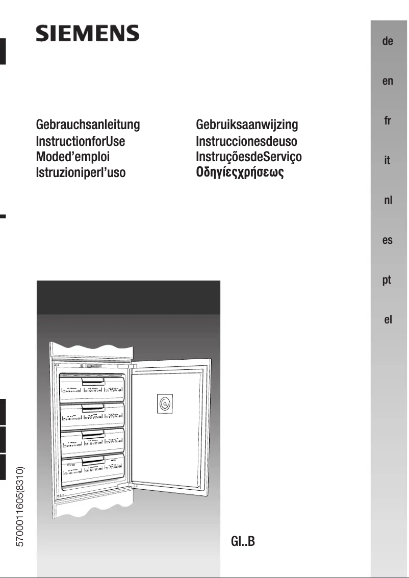 Page 1 de la notice Mode d'emploi Siemens GI10B470