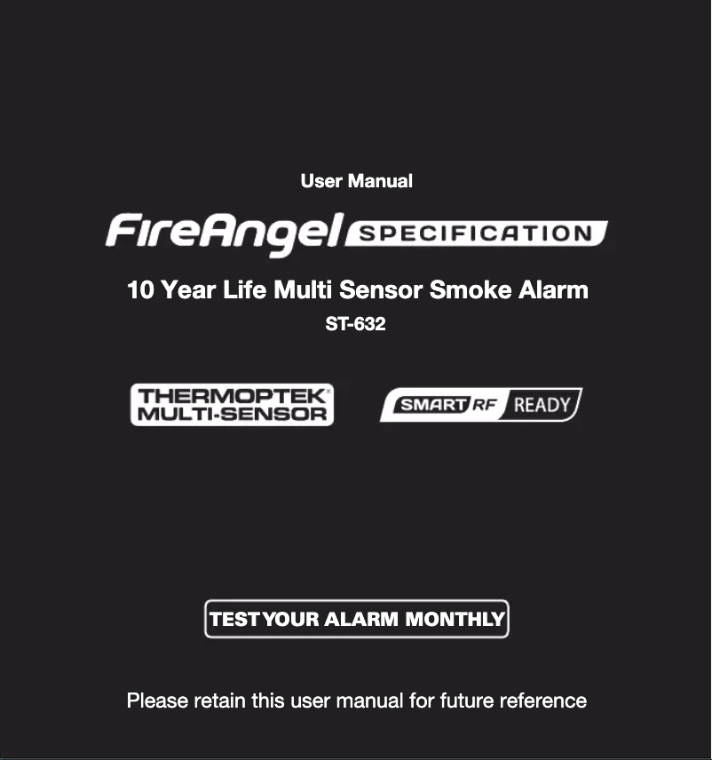 Page 1 de la notice Manuel utilisateur FireAngel FS2126-T