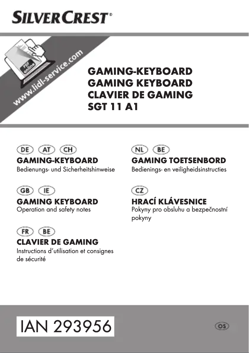 Image de la première page du manuel de l'appareil SGT 11 A1