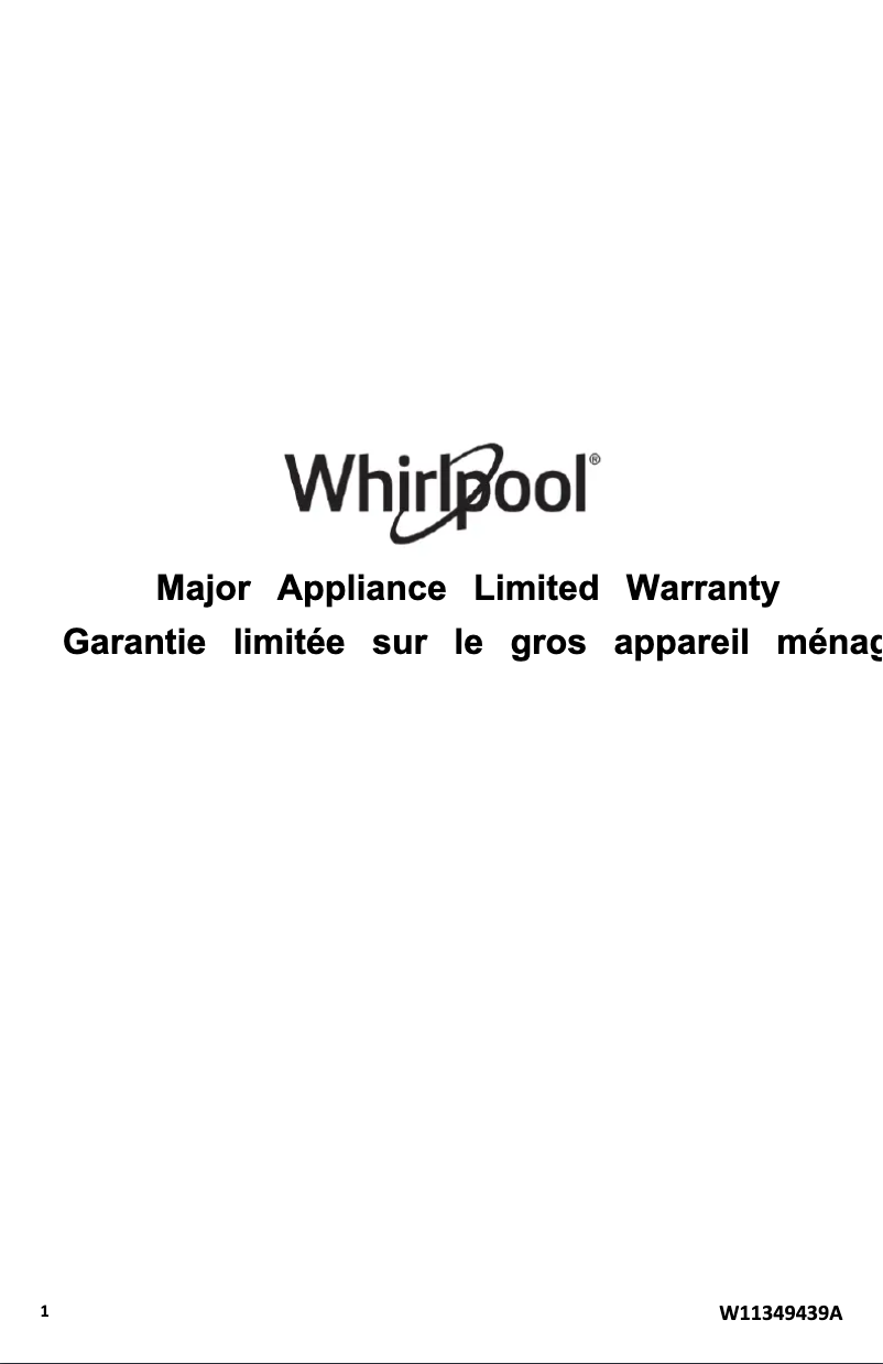 Image de la première page du manuel de l'appareil WFW6605MW