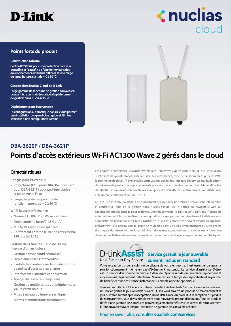 Image de la première page du manuel de l'appareil DBA-3620P