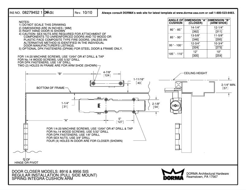Image de la première page du manuel de l'appareil 8900 REG