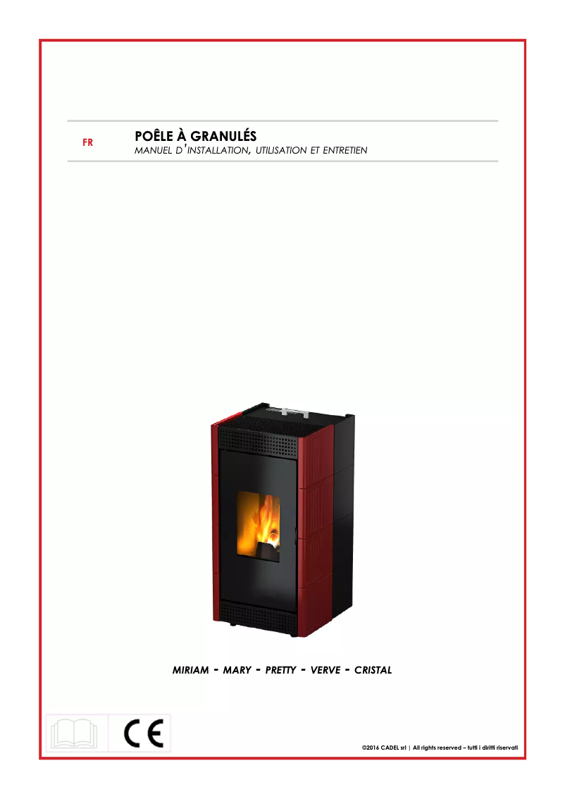 Page 1 de la notice Manuel utilisateur Cadel Cristal