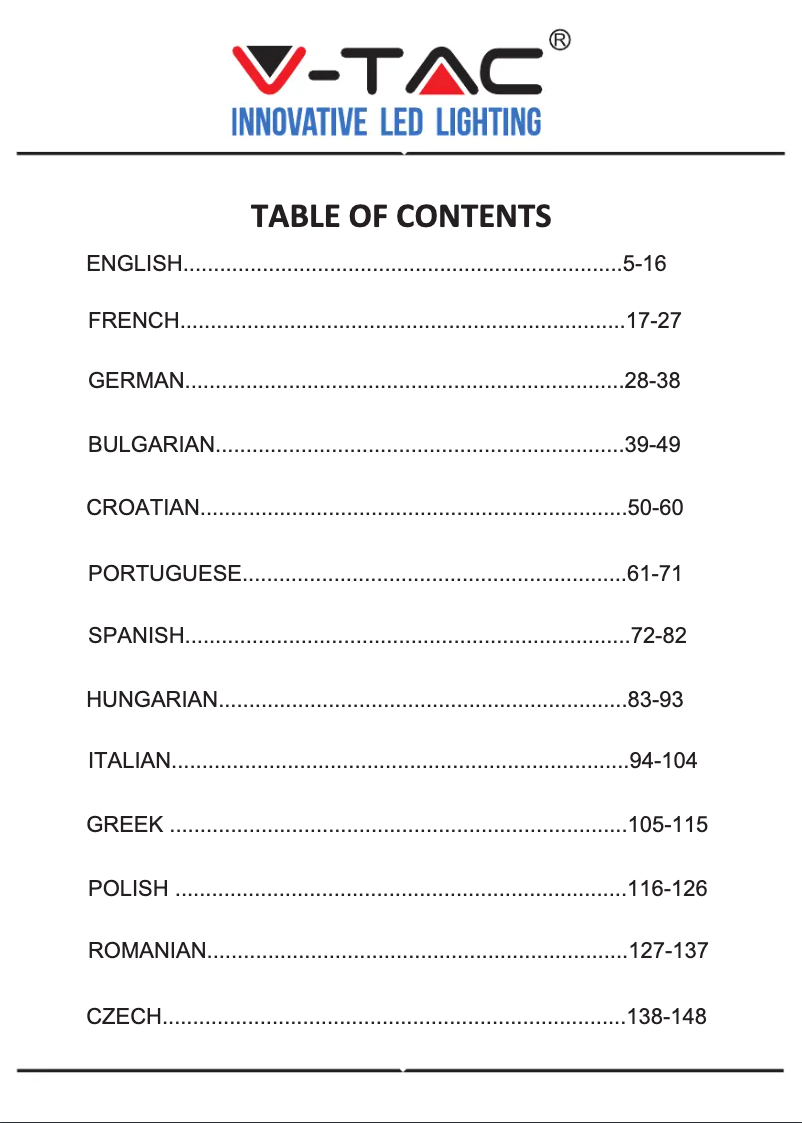 Image de la première page du manuel de l'appareil VT-5141