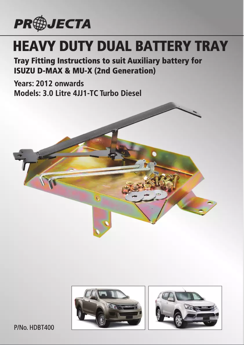 Page n°1 - Manuel utilisateur Projecta HDBT400