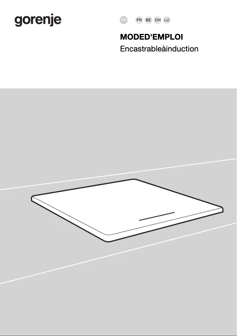 Page n°1 - Guide d'installation Gorenje GI6401BSC