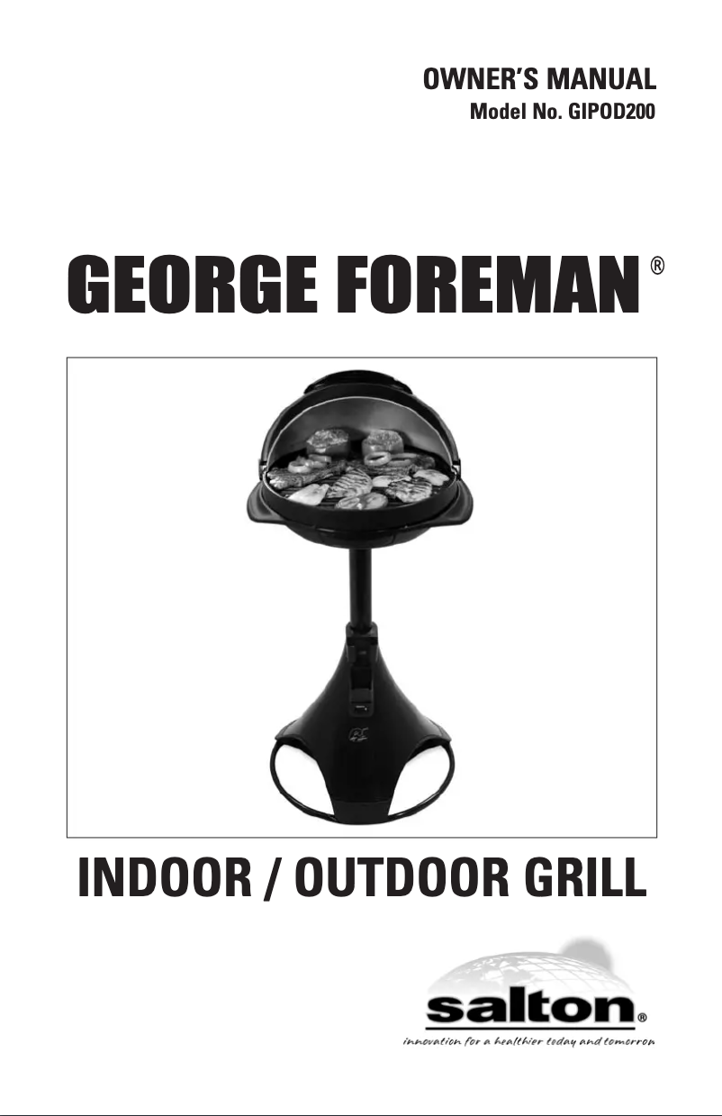 Image de la première page du manuel de l'appareil GIPOD200