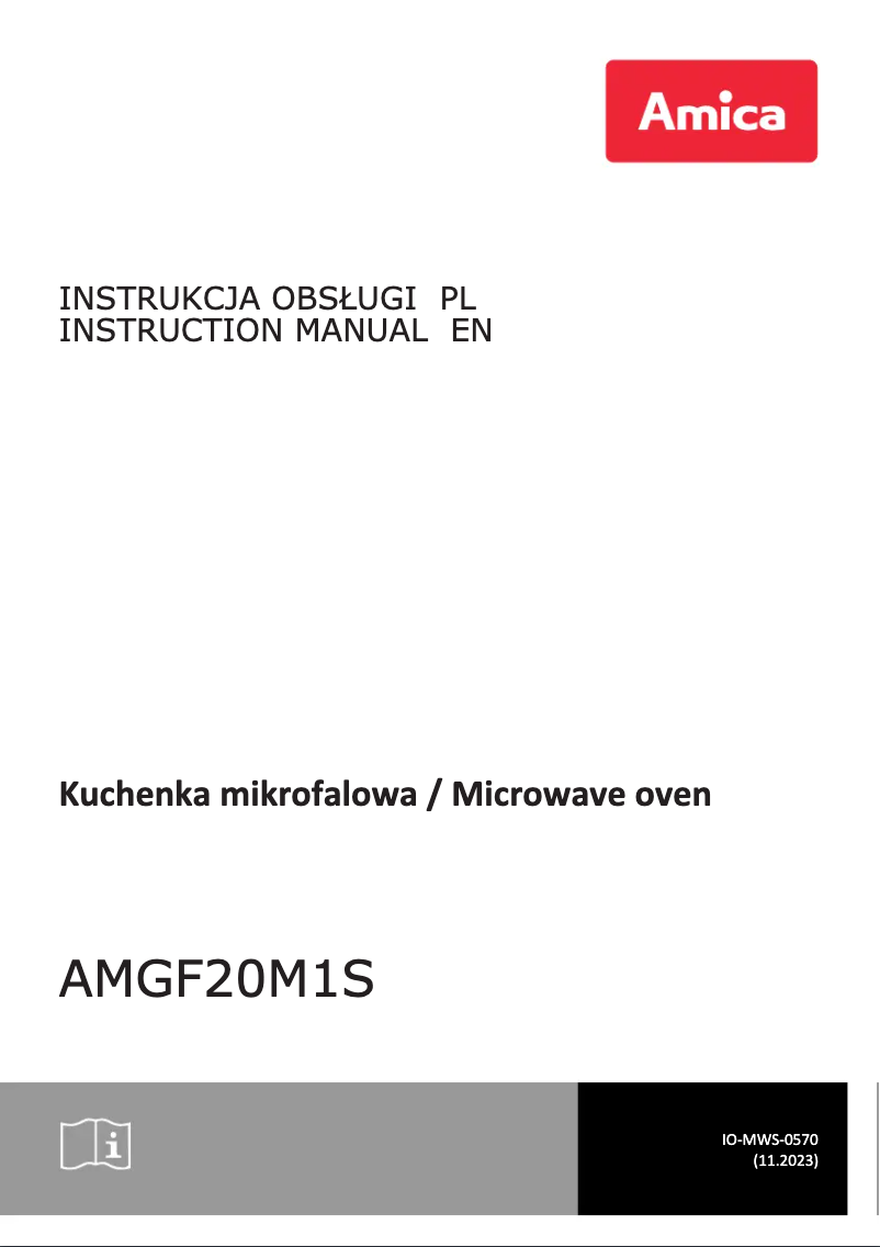 Image de la première page du manuel de l'appareil AMGF20M1S