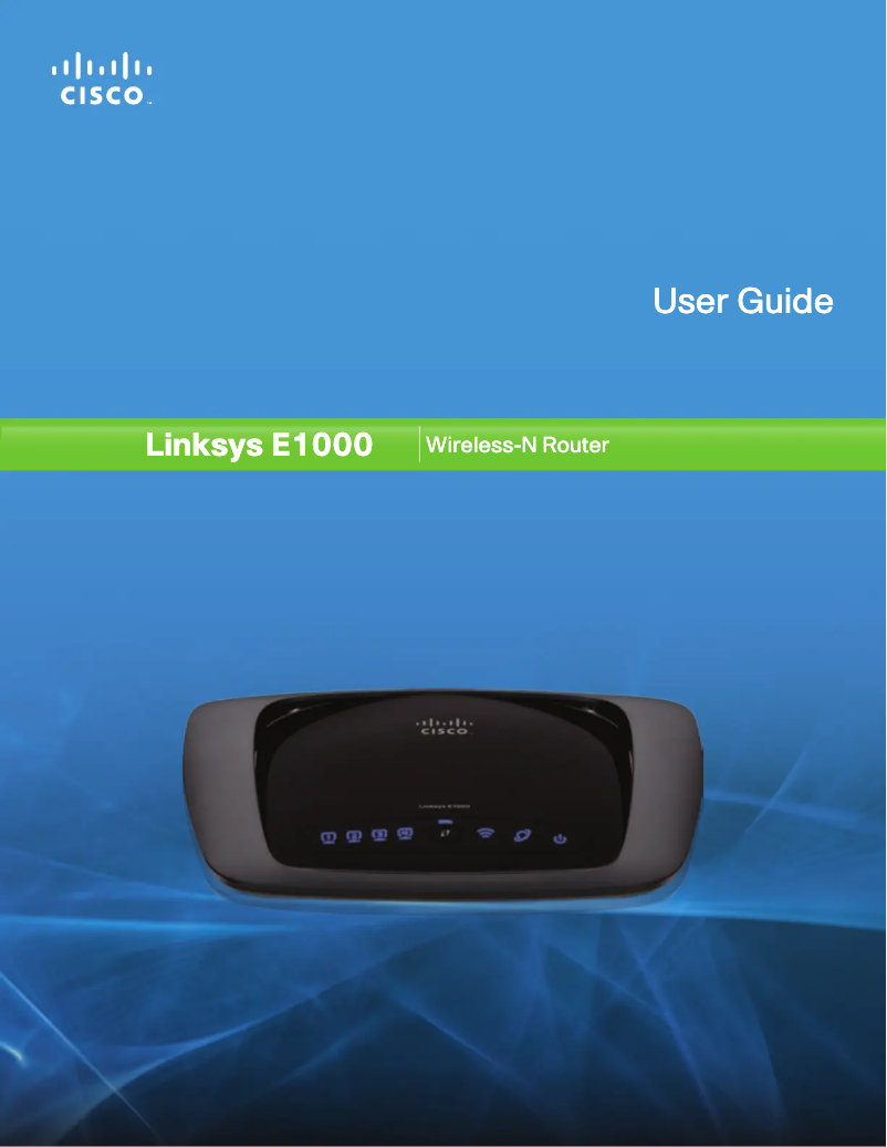 Imagen de la primera página del manual del dispositivo E1000-RM