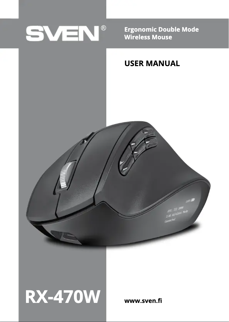 Page n°1 - Manuel utilisateur Sven RX-470W