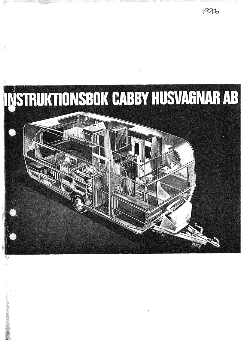Page n°1 - Manuel utilisateur Cabby 1976