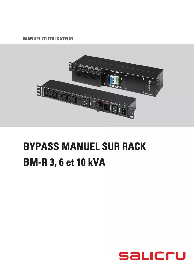 Image de la première page du manuel de l'appareil BM-R 16A