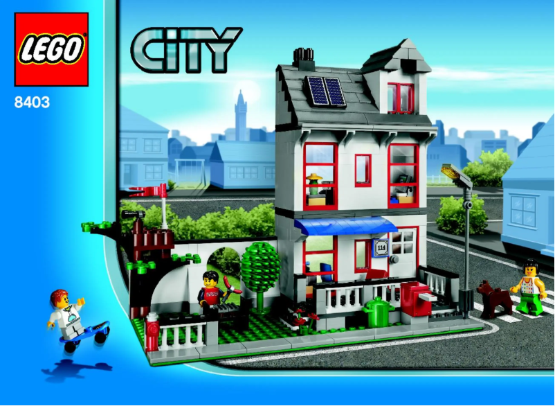 Page 1 de la notice Manuel utilisateur Lego City 8403