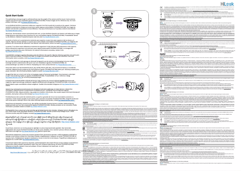 Image de la première page du manuel de l'appareil THC-T120-PC