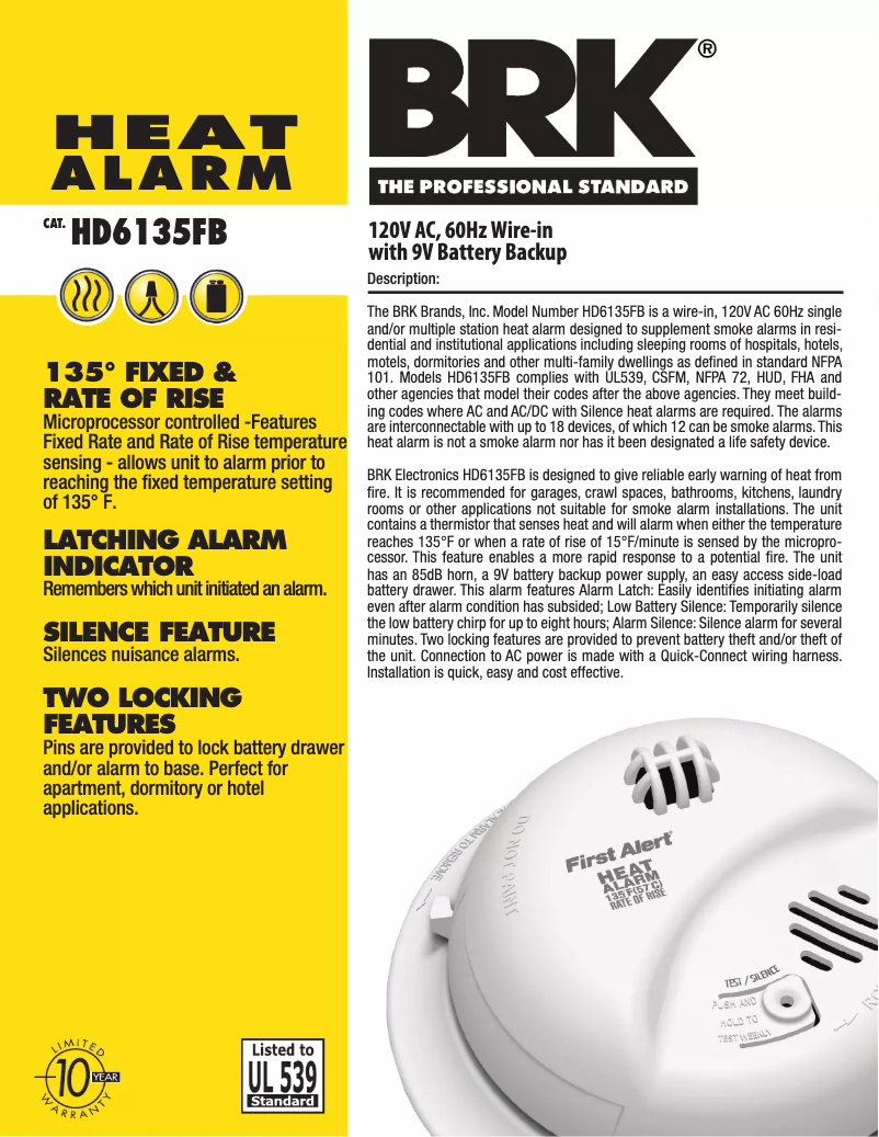 Image de la première page du manuel de l'appareil HD6135FB