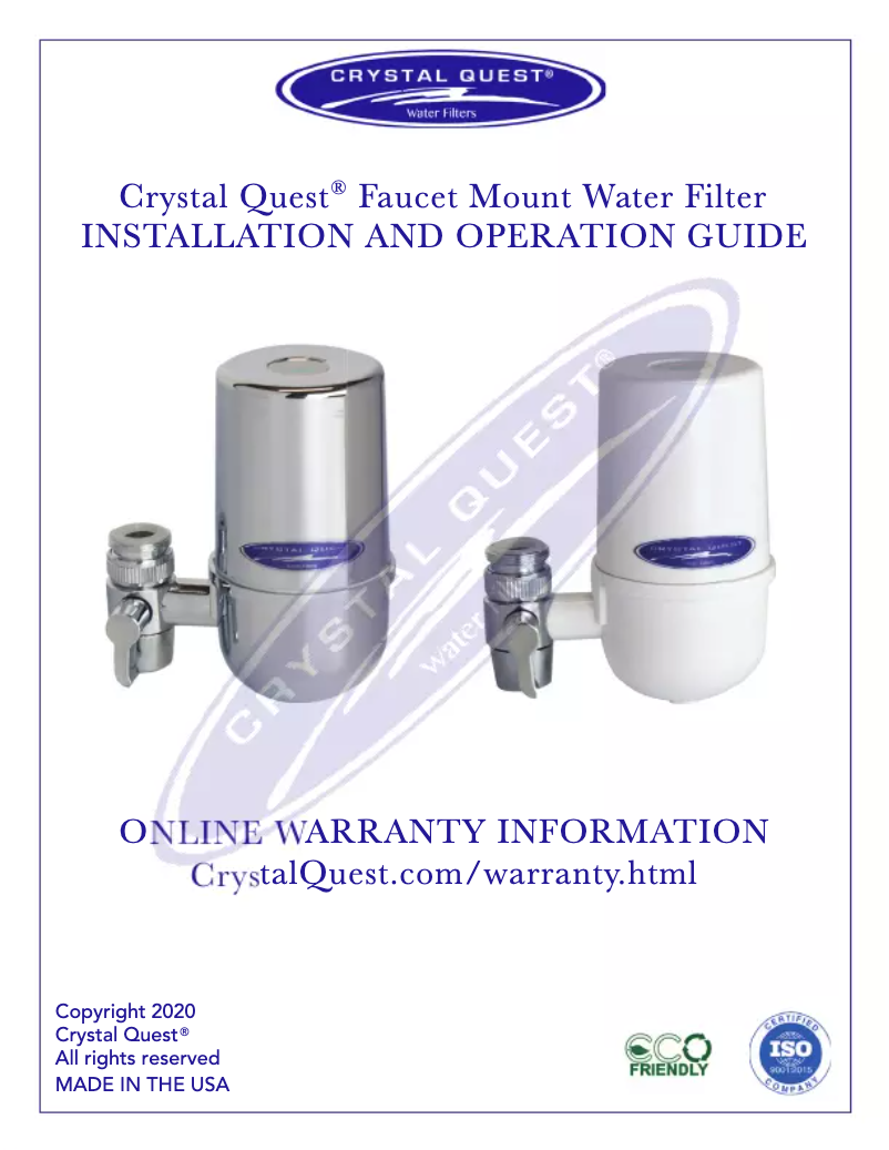 Image de la première page du manuel de l'appareil CQE-FM-00501