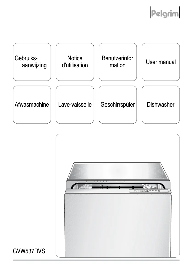 Page 1 de la notice Manuel utilisateur Pelgrim GVW537RVS