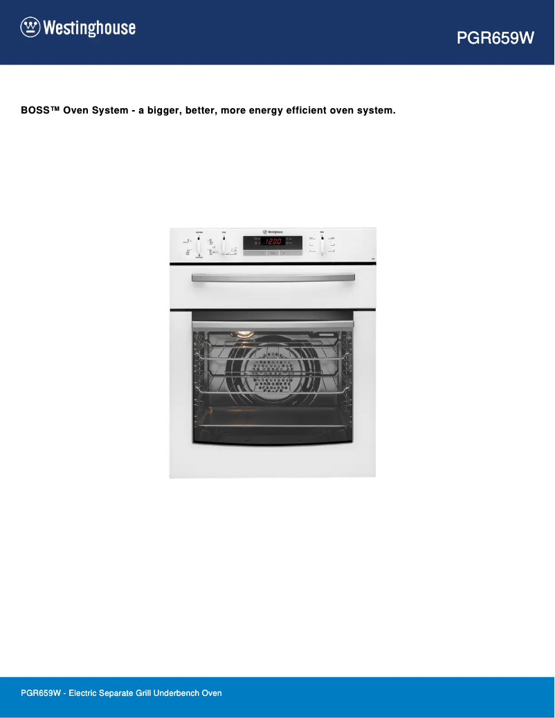 Image de la première page du manuel de l'appareil PGR659W