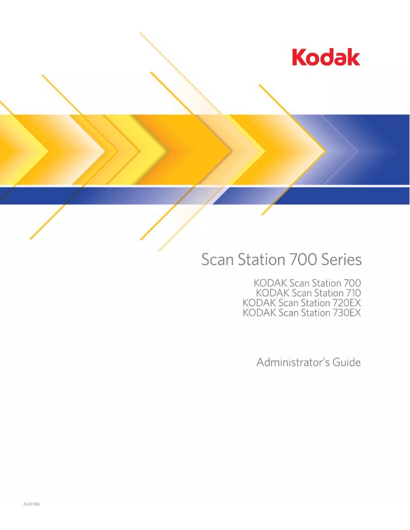 Image de la première page du manuel de l'appareil Scan Station 730EX