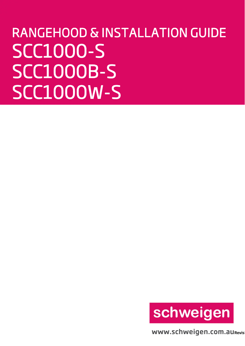 Image de la première page du manuel de l'appareil SCC1000B-S