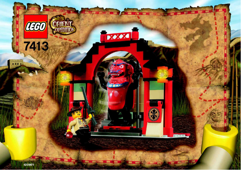 Page 1 de la notice Manuel utilisateur Lego 7413