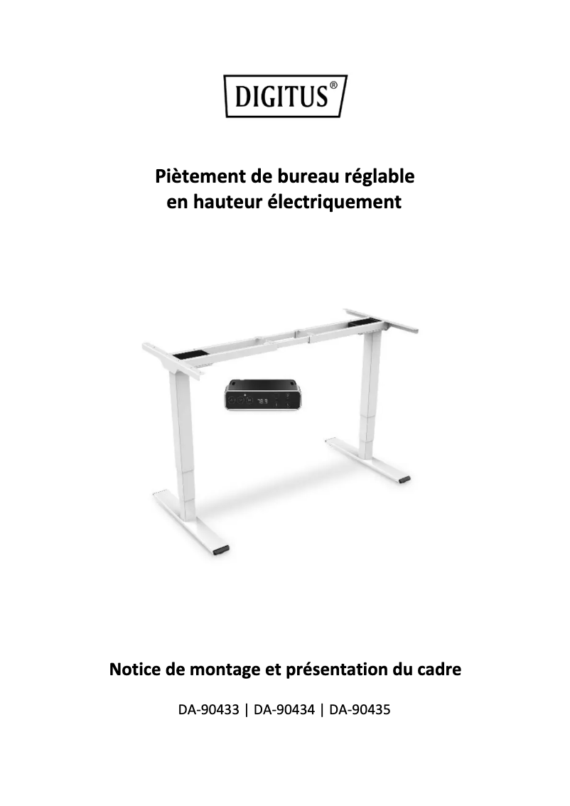 Image de la première page du manuel de l'appareil DA-90434