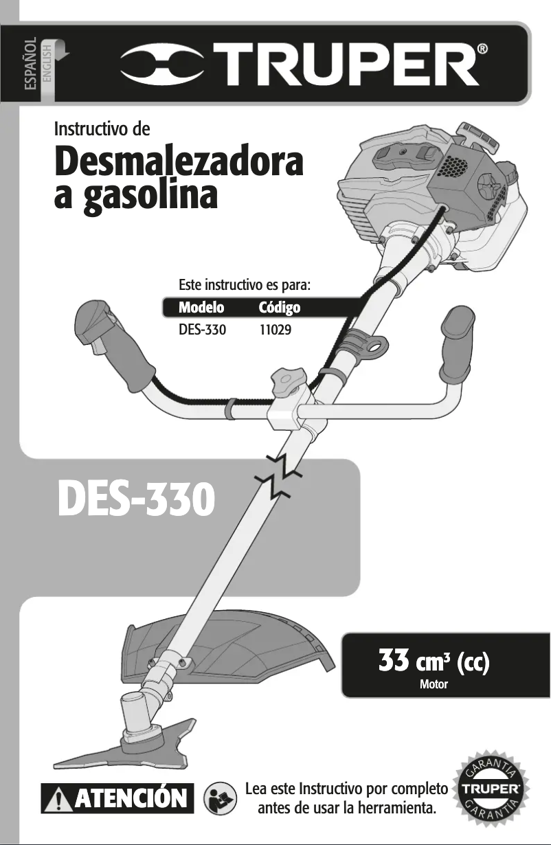 Page 1 de la notice Manuel utilisateur Truper DES-330