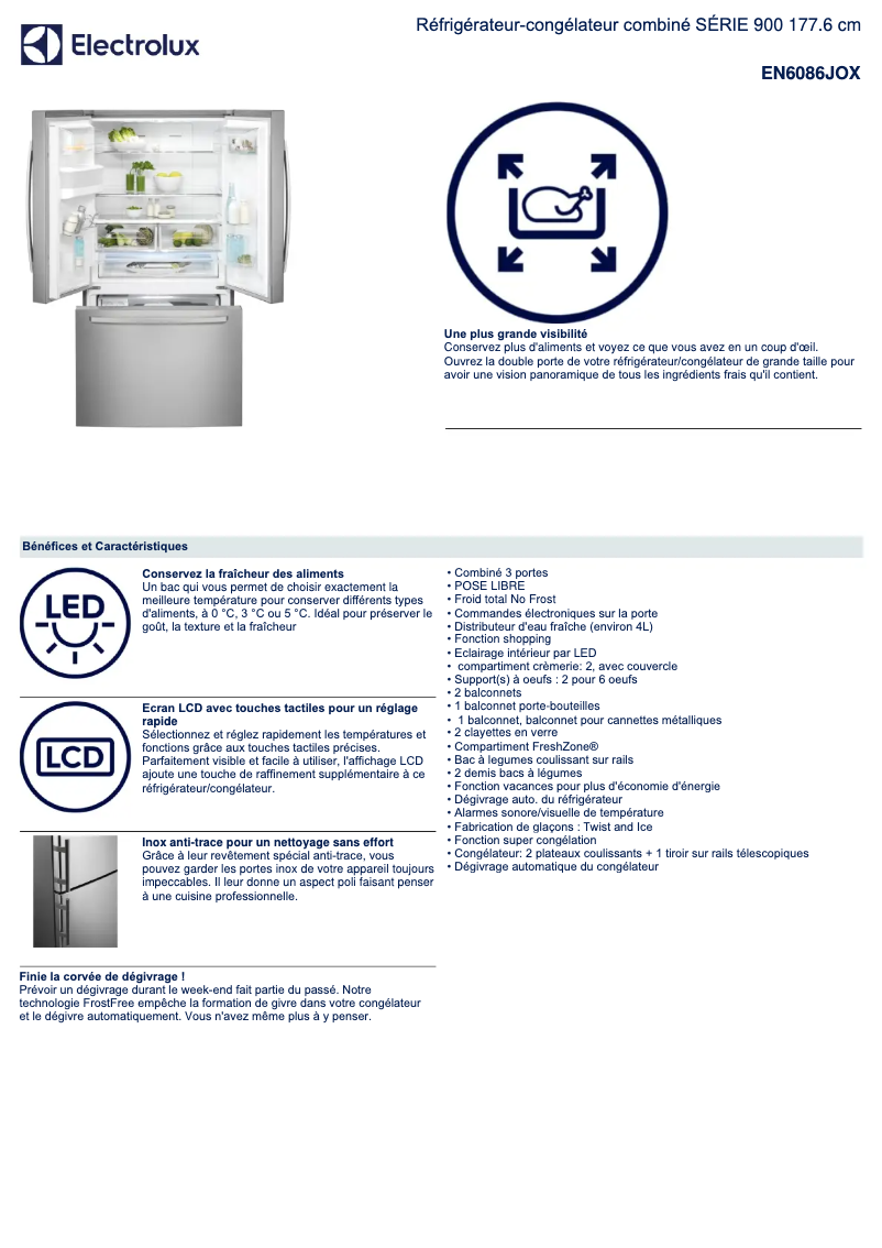 Imagen de la primera página del manual del dispositivo EN6086JOX