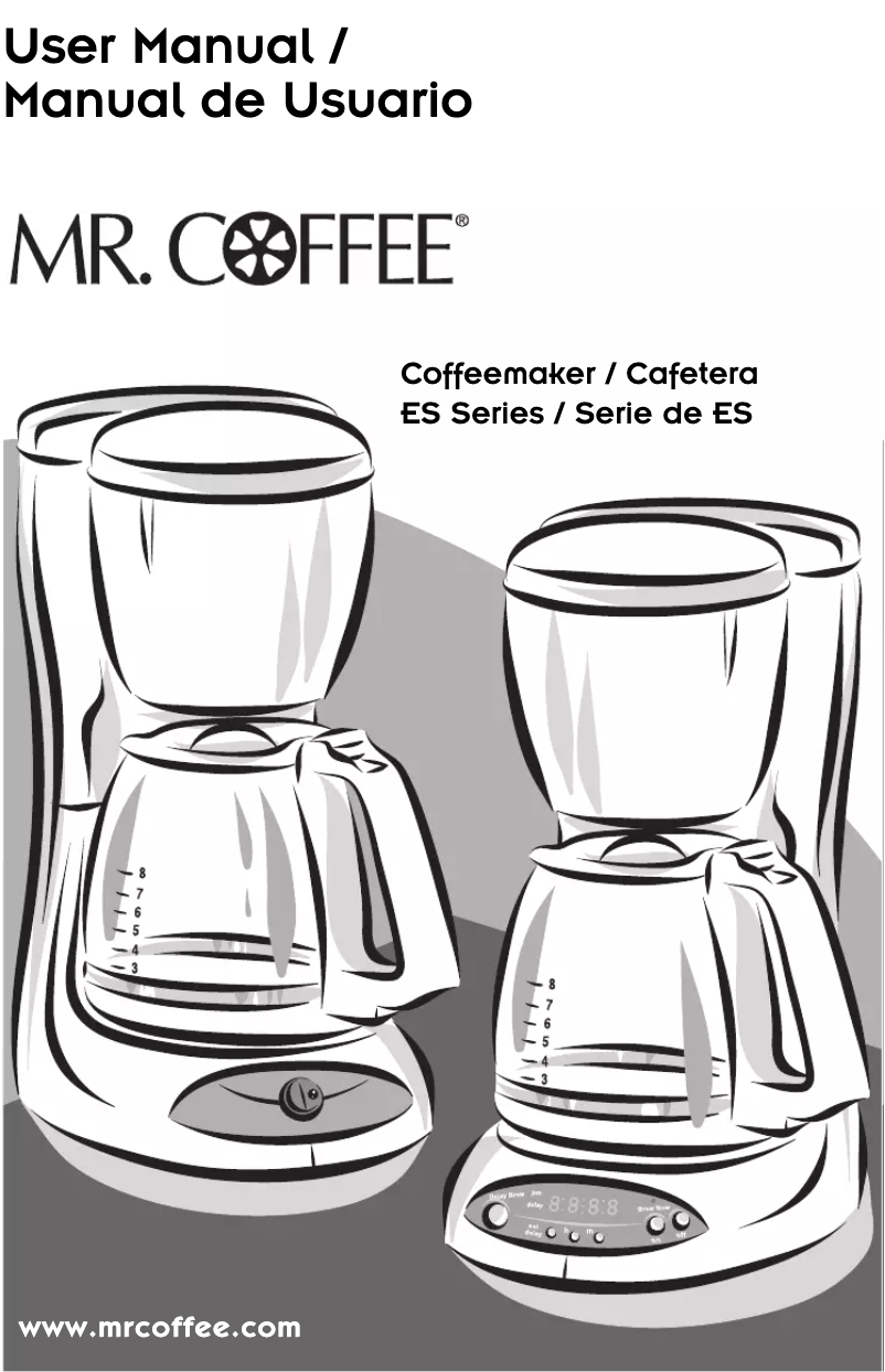Page n°1 - Manuel utilisateur Mr. Coffee ESX10