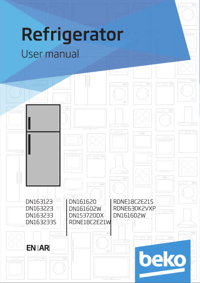 Page n°1 - Manuel utilisateur Beko DN161602W