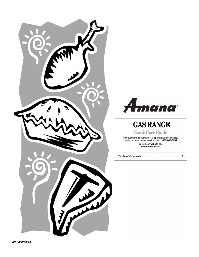 Page n°1 - Manuel utilisateur Amana AGG222VDW